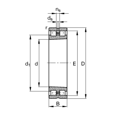 ALS NN3032-AS-K-M-SP, (j) DIN 5412-4 (bio)(zhn)Ҫߴ, ǶλS, pFF 1:12 ɷx, ּpСď(ni)϶ƹ