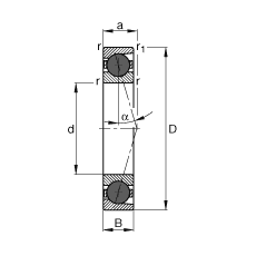 SS HCB71920-C-T-P4S, {(dio)(ji)Ɍ(du)Ԫb|  = 15մƹ