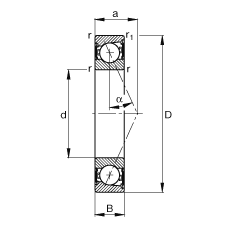 SS B7002-E-2RSD-T-P4S, {(dio)(ji)Ɍb|  = 25㣬ɂ(c)ܷǽ|ƹ