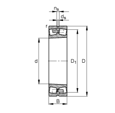 {(dio)ĝLS 239/850-K-MB, (j) DIN 635-2 ˜ʵҪߴ, FF 1:12