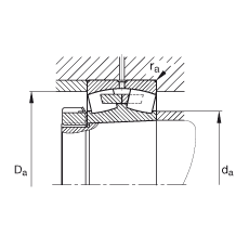 {(dio)ĝLS 22256-B-K-MB, (j) DIN 635-2 ˜ʵҪߴ, FF 1:12