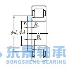 TIMKEN 帶法蘭單列JP13049/JP13010-B樣本圖紙